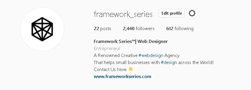 Framework Series Instagram Social Media Platform Fully optimized for better engagement results